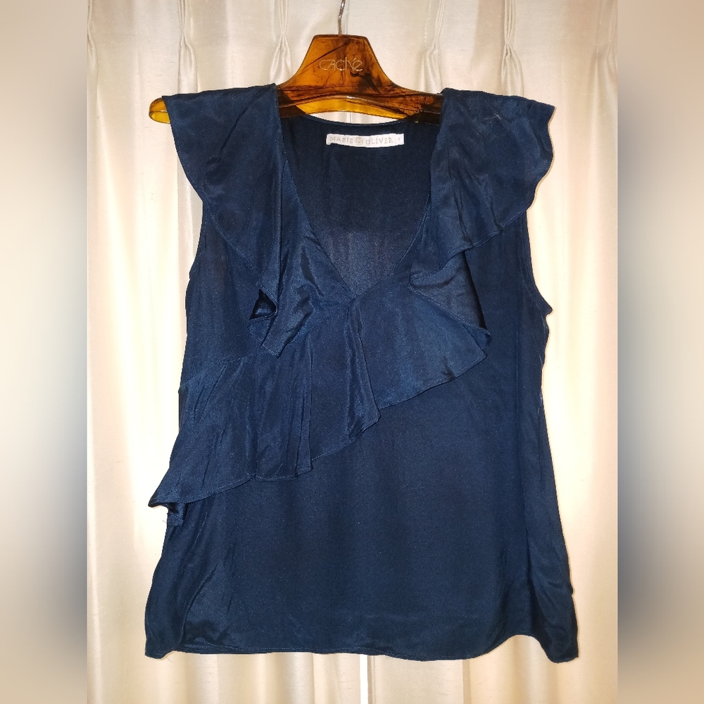 Marie Oliver Silk Blouse Size S
